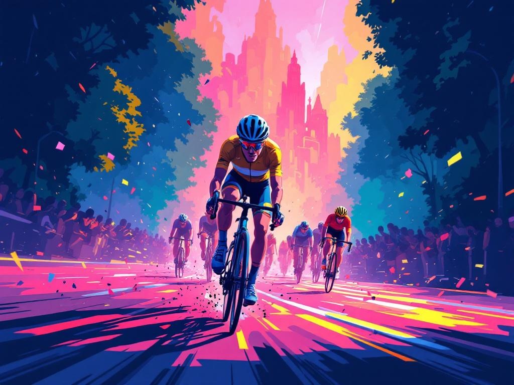 Philipsen wint spectaculaire openingsetappe in nerveuze Tour de France