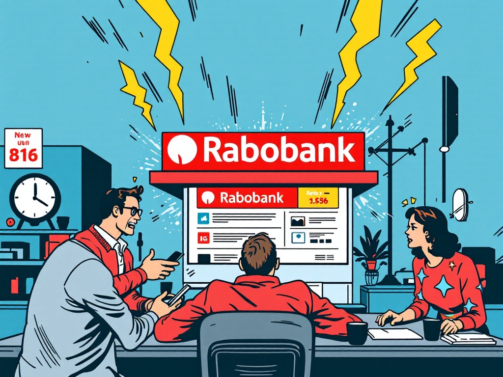 Rabobank-storing zet online bankieren op scherp