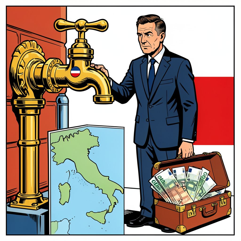 Nederland draait de geldkraan naar Italië dicht als Rome geen asielzoekers terugneemt.