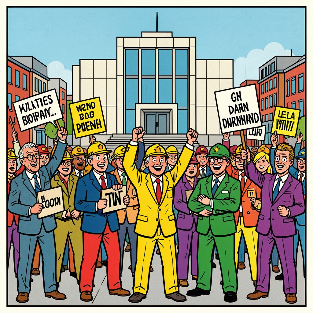 Rijksambtenaren leggen Nederland plat met massale staking tegen bevroren salarissen