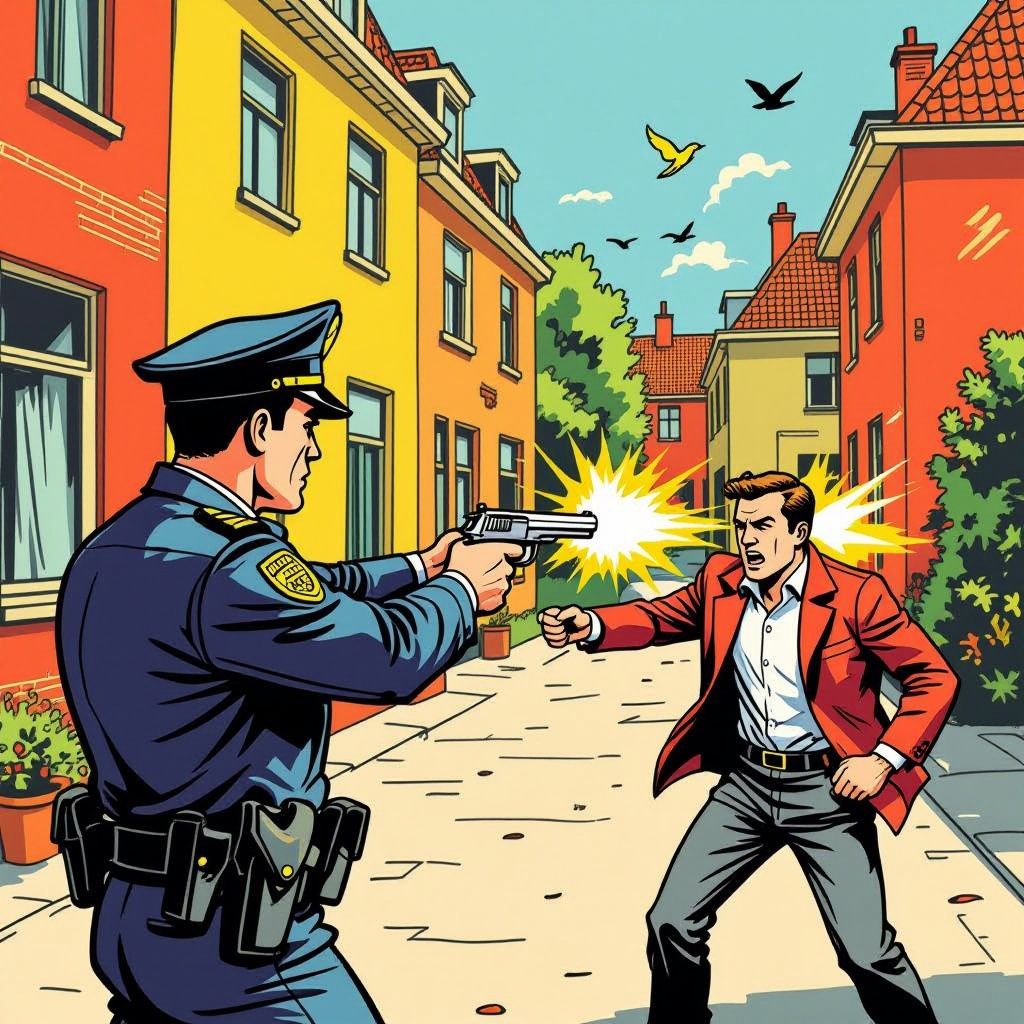 Politieagent schiet verwarde Pool neer in Tiel na mesdreiging