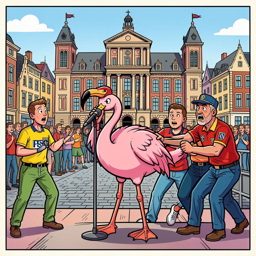 PSV-verdediger Flamingo zingt antisemitisch lied tijdens huldiging en wordt direct weggehaald