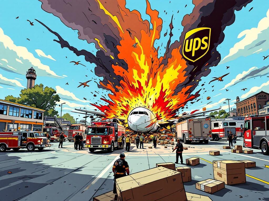 UPS-vrachtvliegtuig explodeert na opstijgen en doodt zeven mensen in Louisville