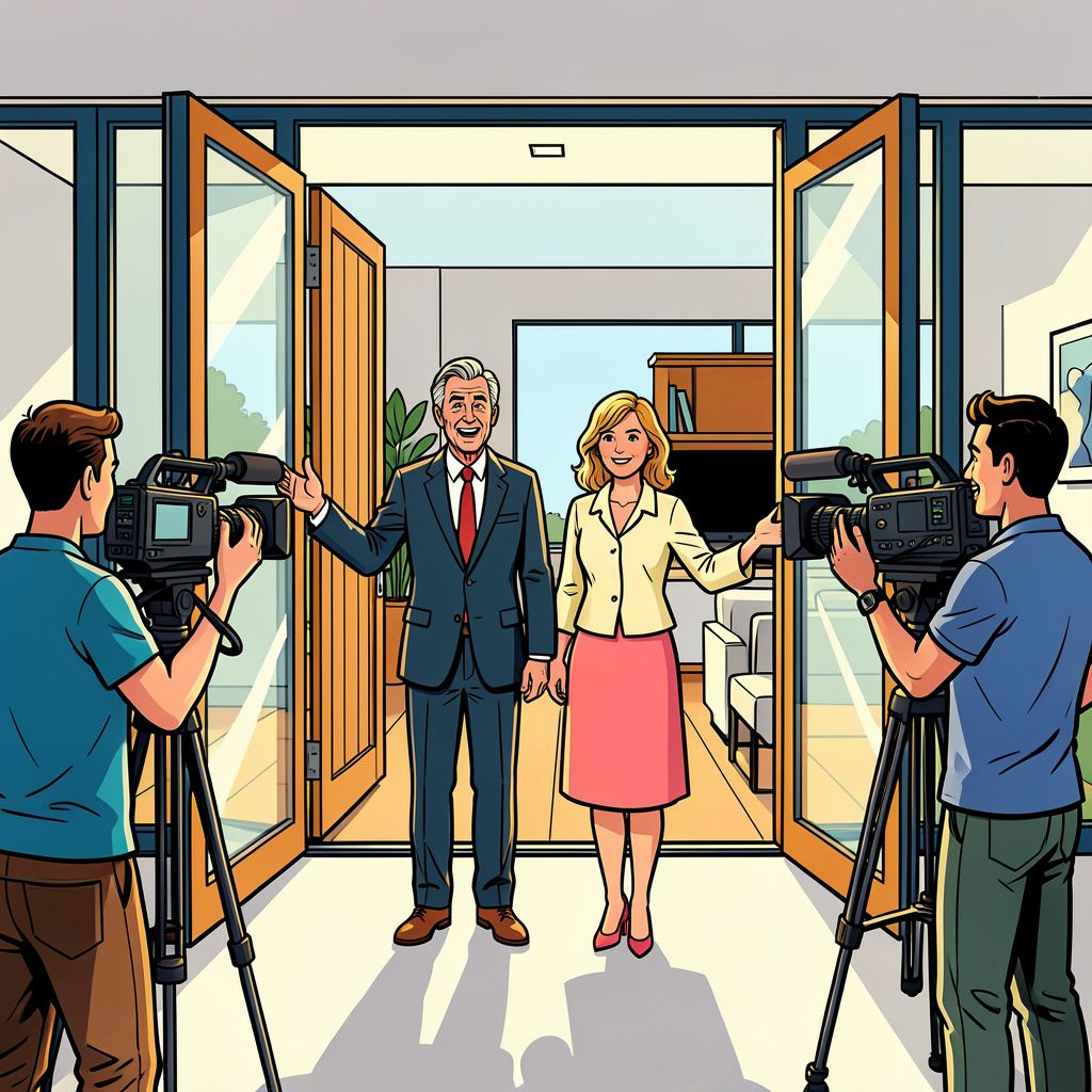 Wolter Kroes en zijn vrouw Tessa gooien hun deuren wagenwijd open voor camera's.