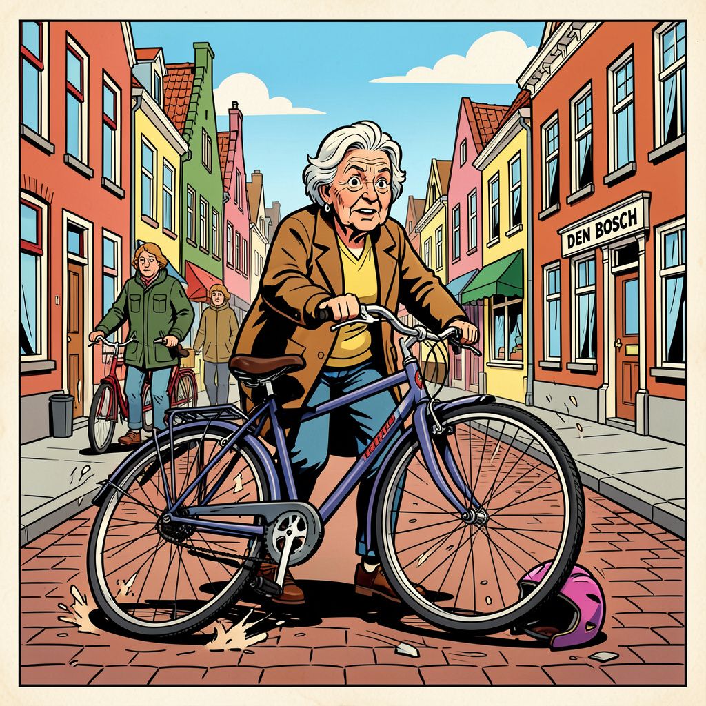 Een 78-jarige vrouw overleeft bijna fataal fietsongeval en pleit nu vurig voor helmgebruik