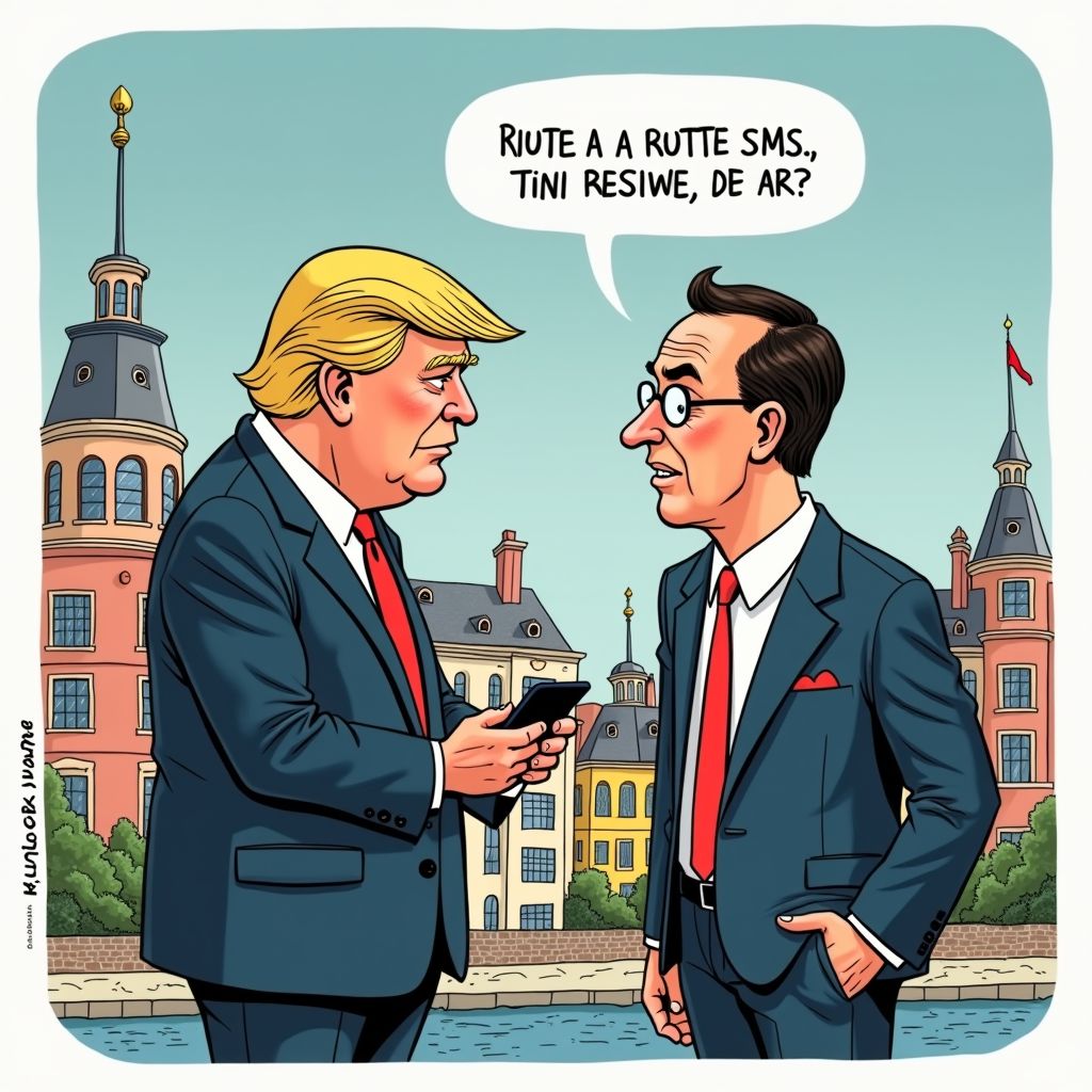 Trump deelt Rutte's sms-berichten op sociale media en legt Nederlandse diplomatie bloot