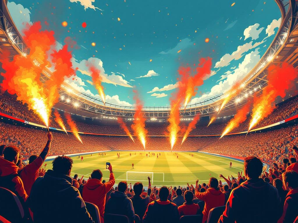 Feyenoord fans kosten club twee lege tribunes en 88.000 euro boete