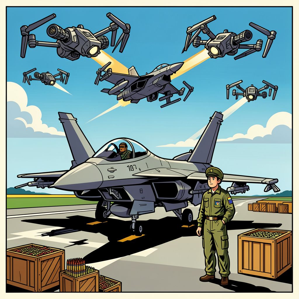 Nederland stuurt extra munitie naar Oekraïne om F-16's te laten vechten tegen Russische drones.