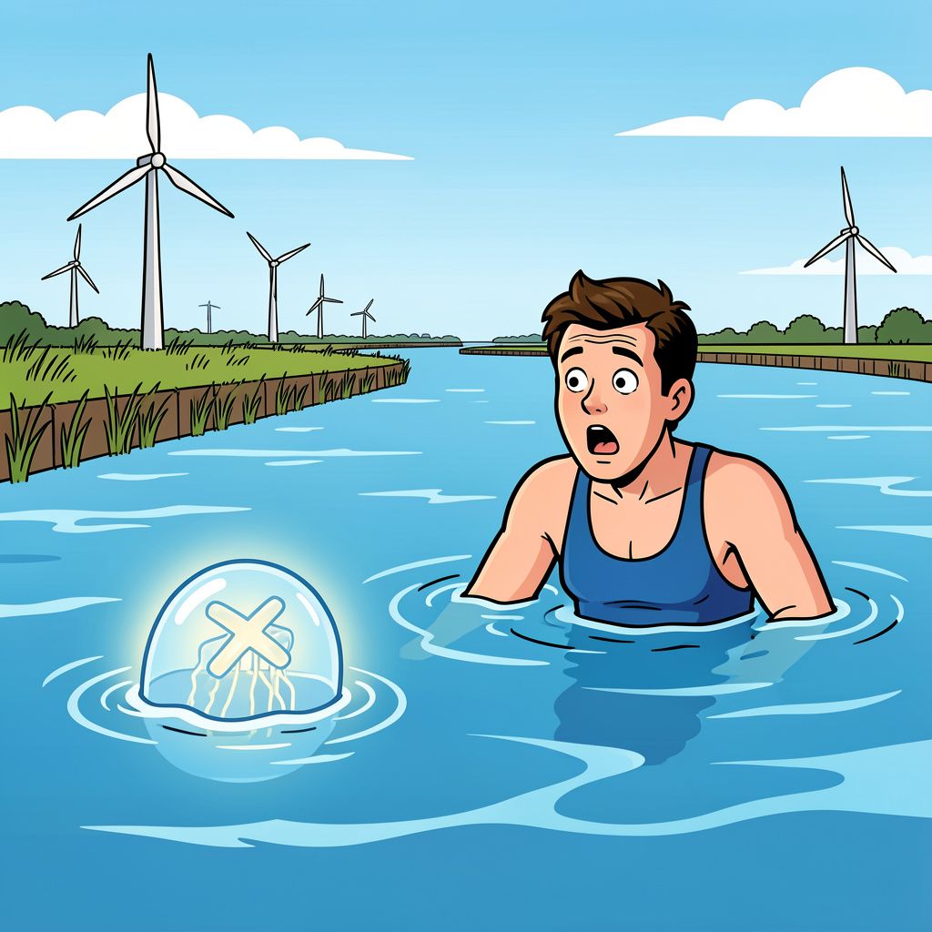 De Japanse kruiskwal duikt een maand te vroeg op in Zeeuwse wateren