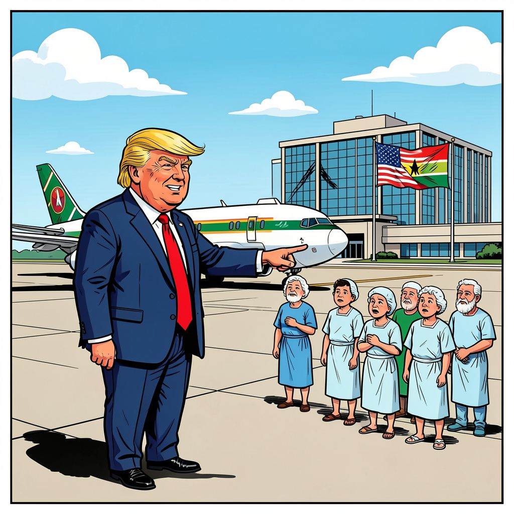 Trump stuurt zieke Amerikanen naar Kenia in plaats van naar huis