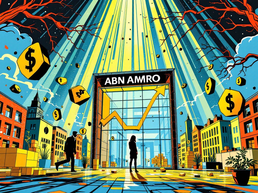 ABN AMRO's Winst Daalt Door Dalende Rente-inkomsten en Hogere Kosten