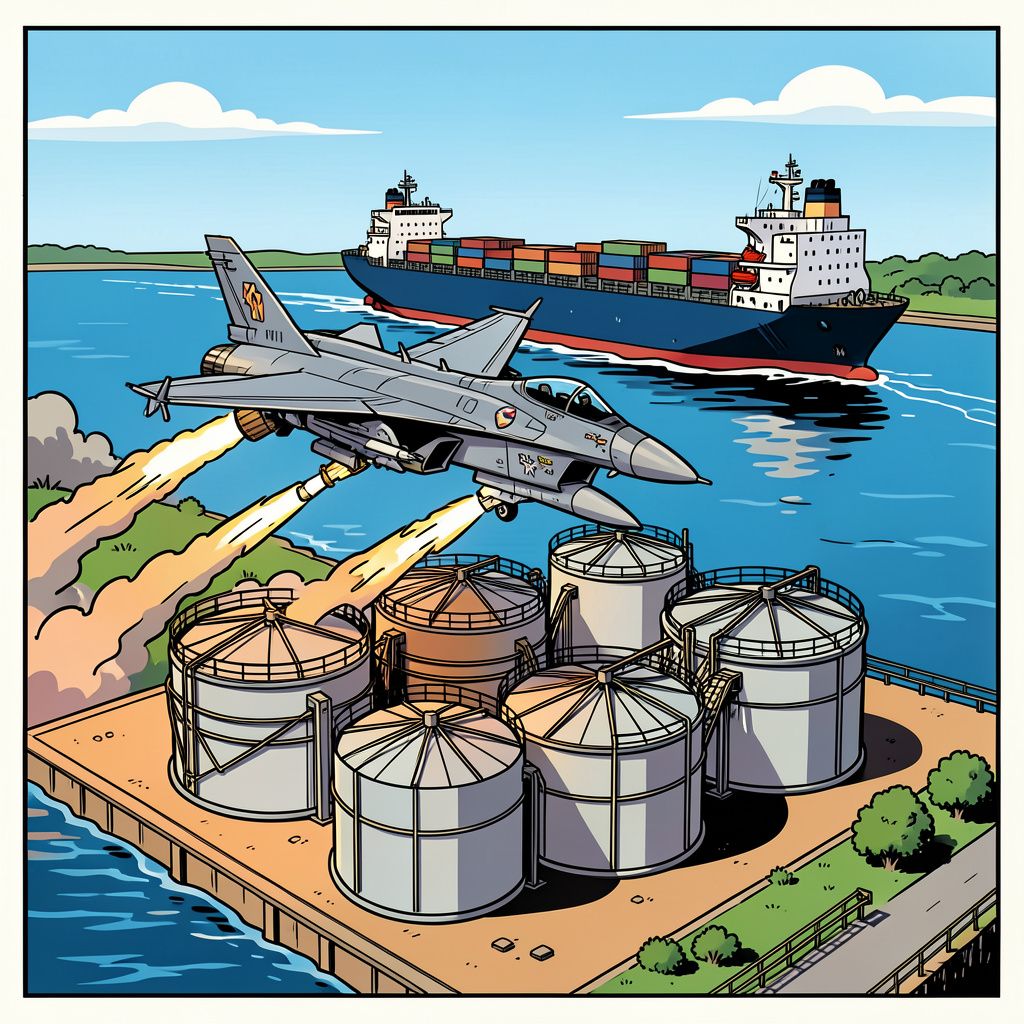 Amerika bombardeert tachtig Iraanse doelen na nieuwe aanvallen op olietankers.