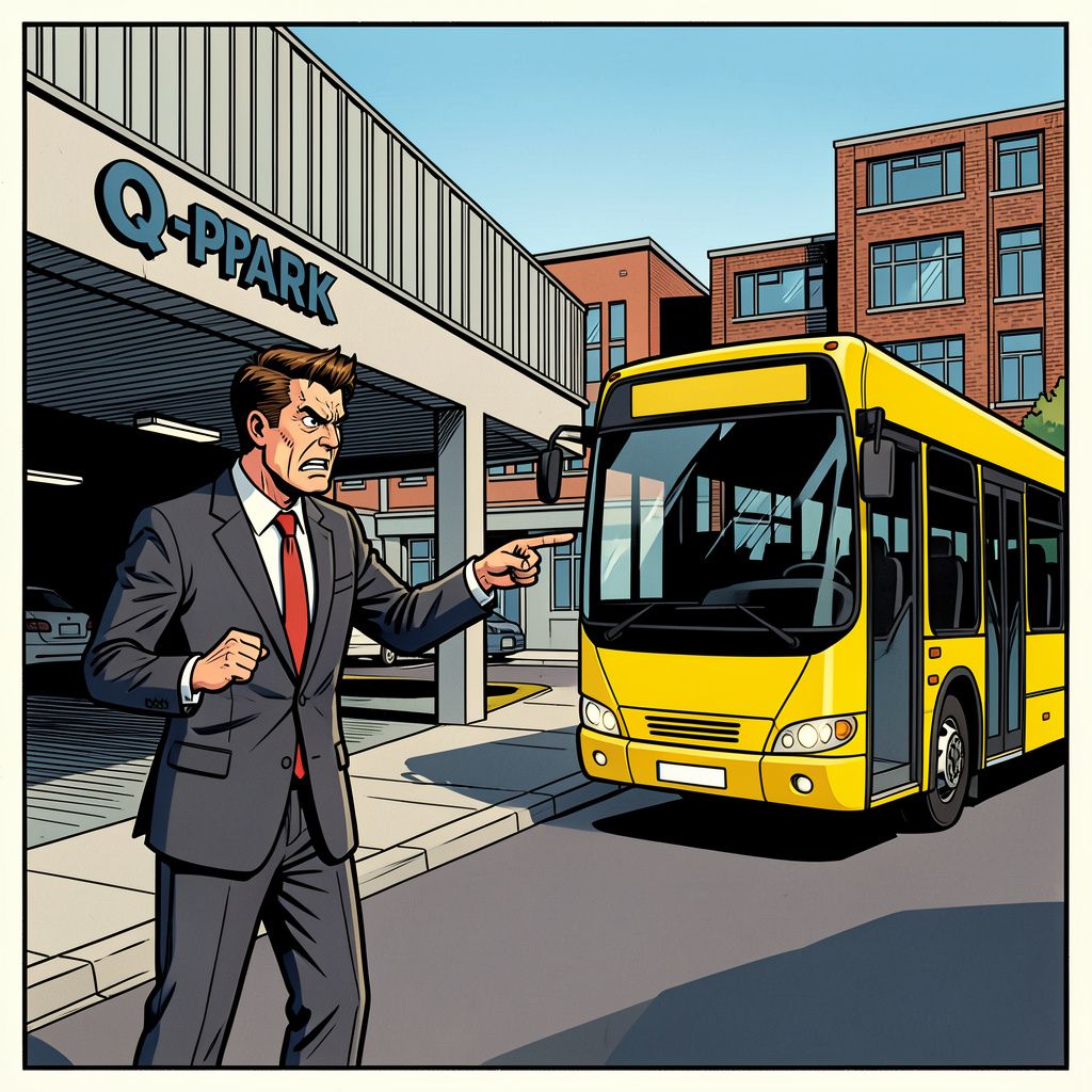 Parkeerbedrijf Q-Park eist dat de gemeente Venlo direct stopt met de gratis pendelbus.