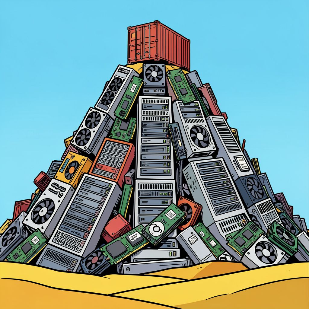 Onze honger naar slimme AI zorgt binnenkort voor een gigantische berg giftig elektronisch afval.