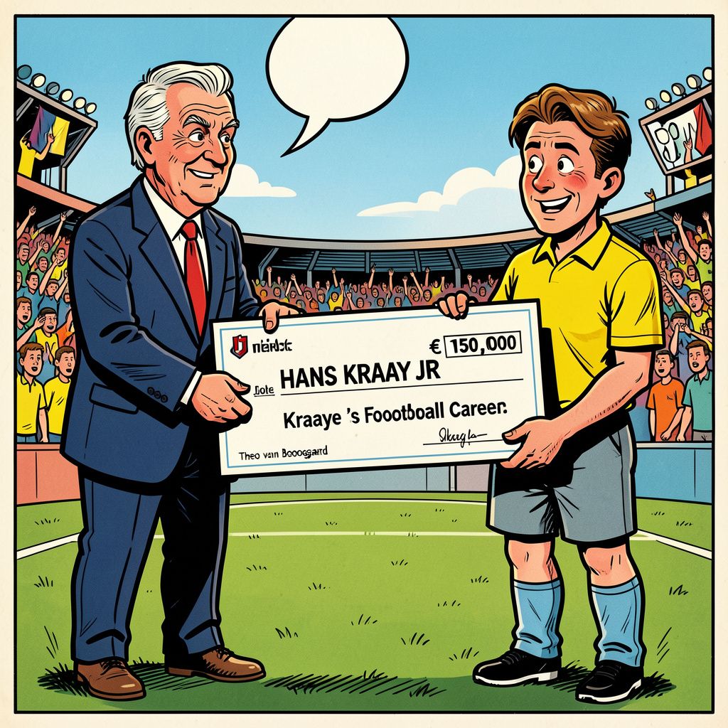 John de Mol kocht Hans Kraay jr. weg van het voetbal met een cheque van 150.000 euro