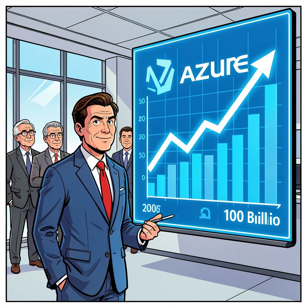 Microsoft stelt nerveuze beleggers gerust met een recordomzet dankzij de stormachtige groei van zijn clouddiensten.
