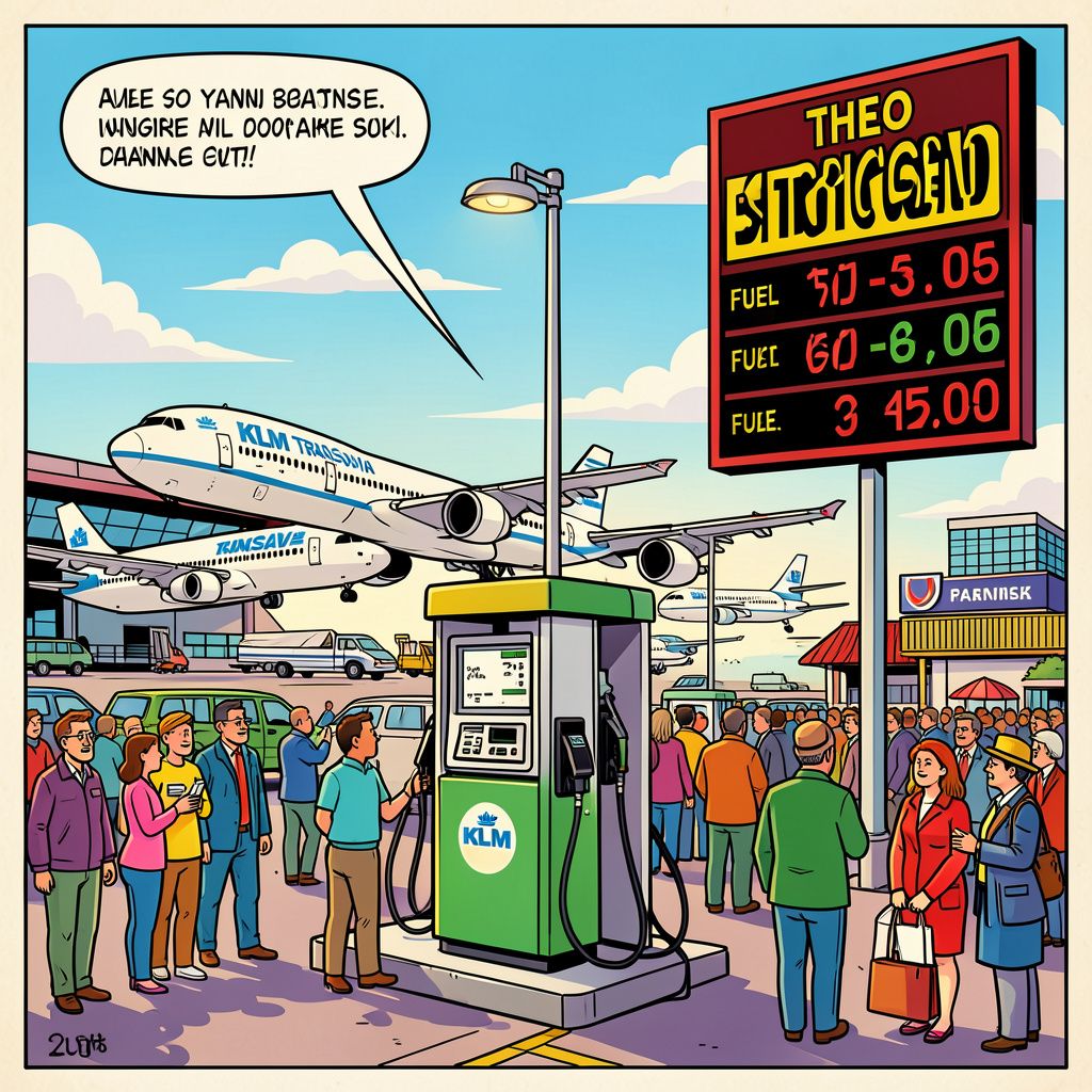 Europese luchthavens krijgen eerste kerosine-rantsoenen terwijl brandstofstrijd losbarst