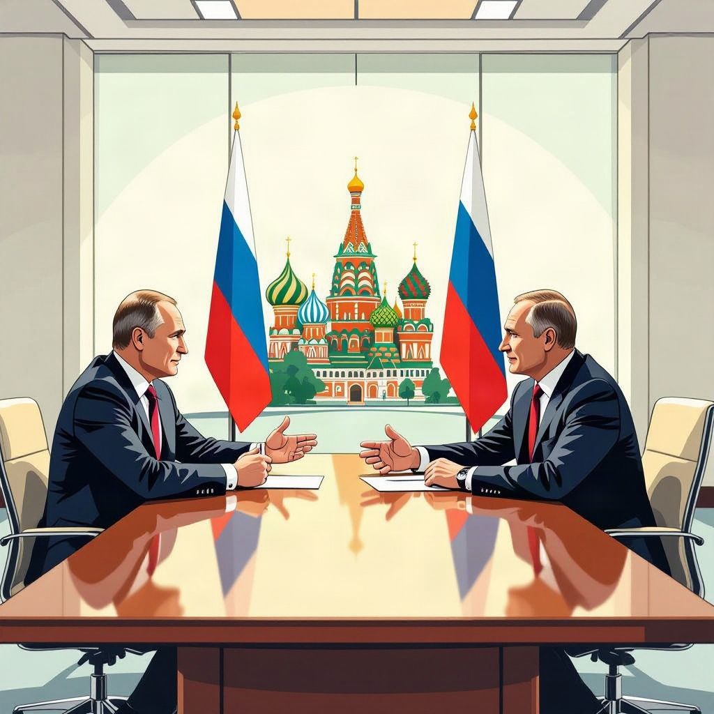 Amerikaanse gezant noemt Poetin een humanist tijdens overleg in Rusland.