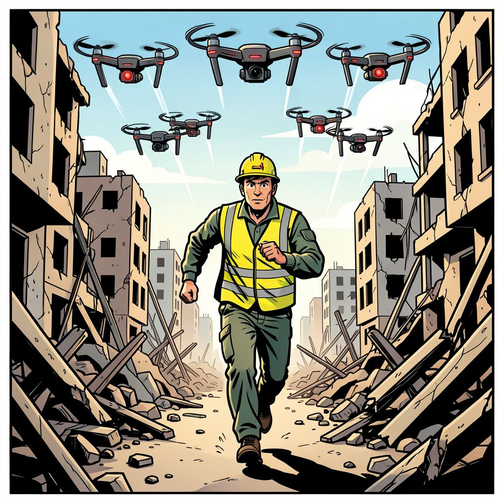Goedkope drones maken van hulpverleners een schietschijf.