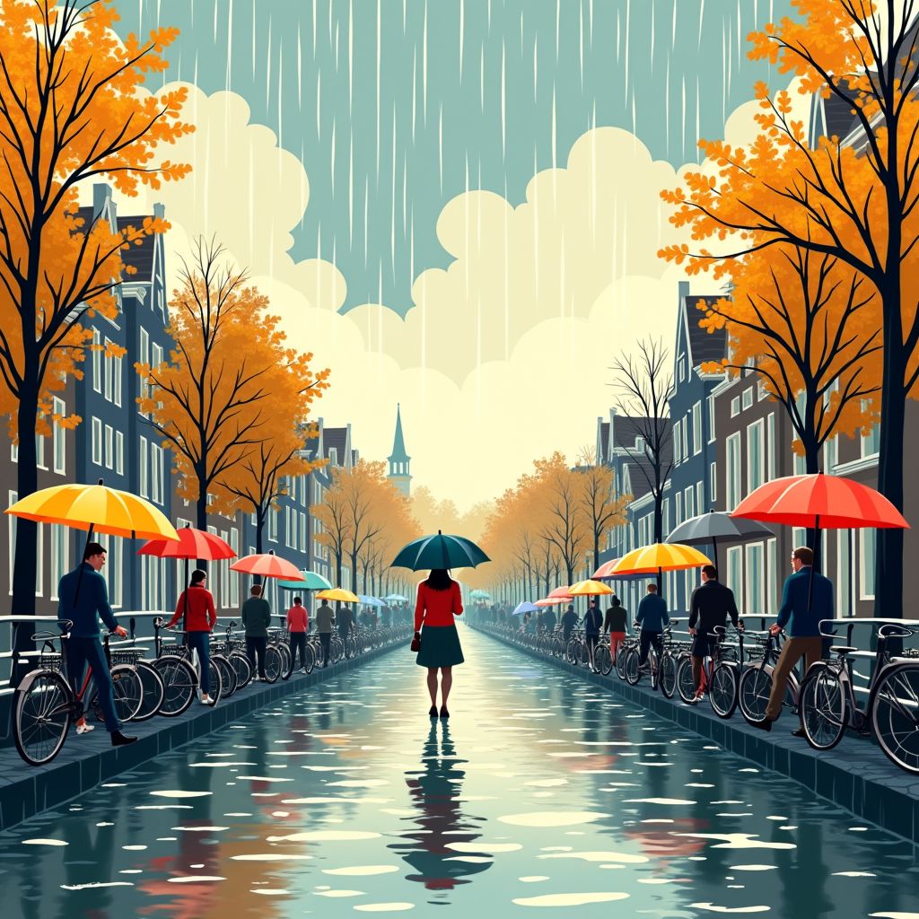 Nederland krijgt vandaag een weersomslag die je paraplu nodig maakt