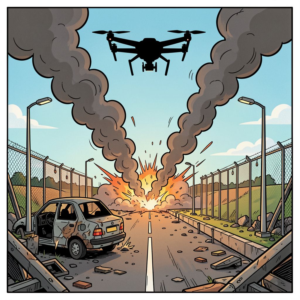 Dodelijke Russische droneaanvallen leggen grensovergang met Moldavië plat.