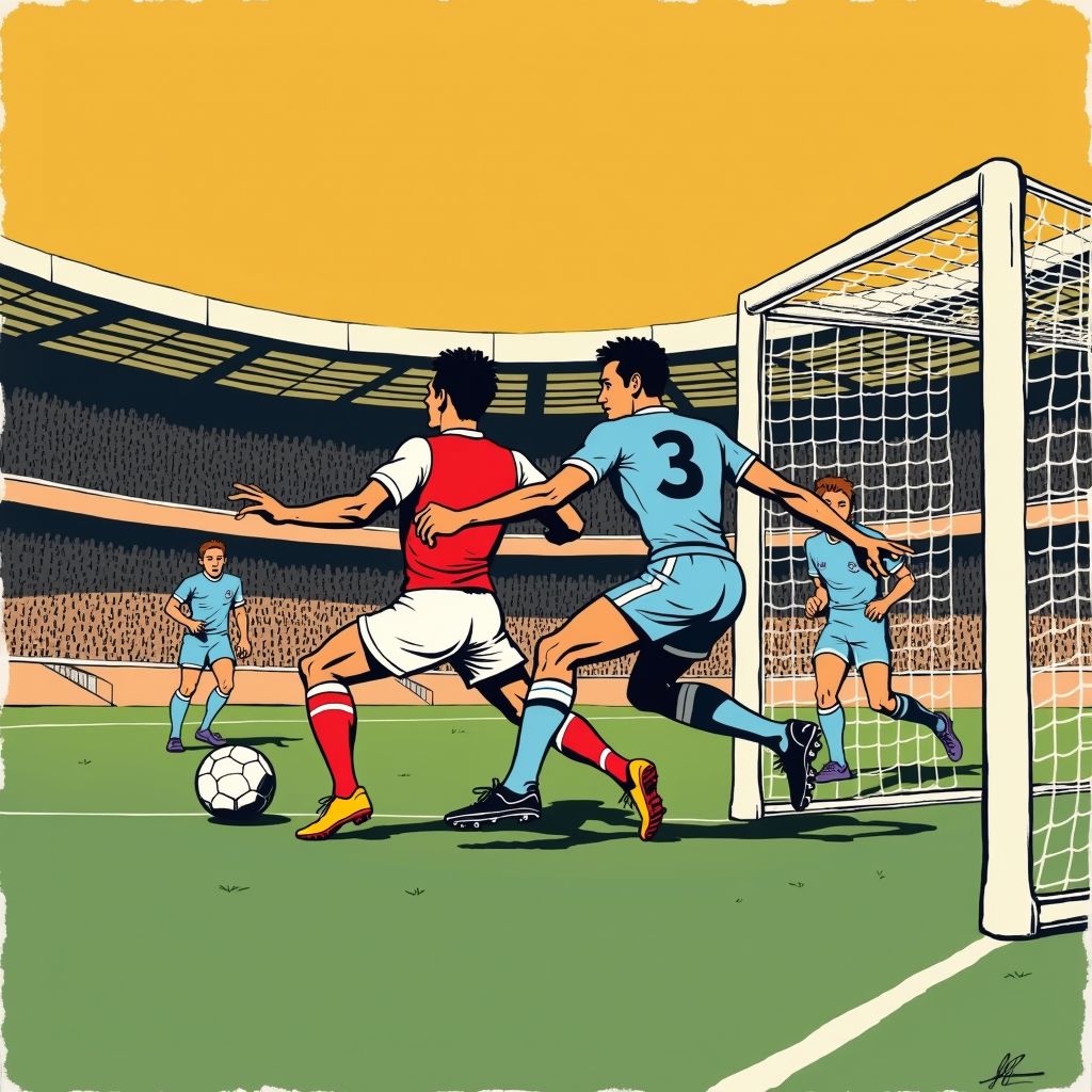 Arsenal vergroot titelvoorsprong tot zeven punten door City-blunder