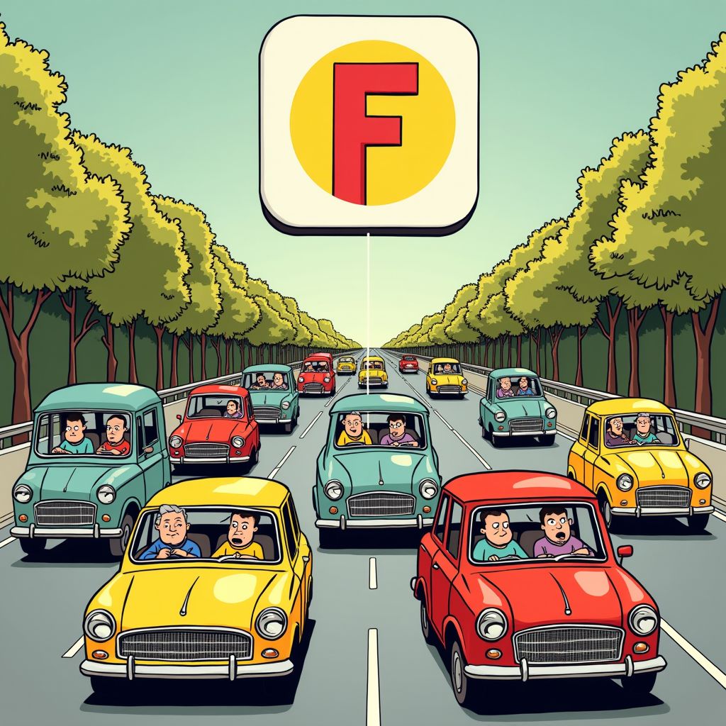 Flitsmeister zorgt voor paniek met mysterieuze stopboodschap die niemand snapt