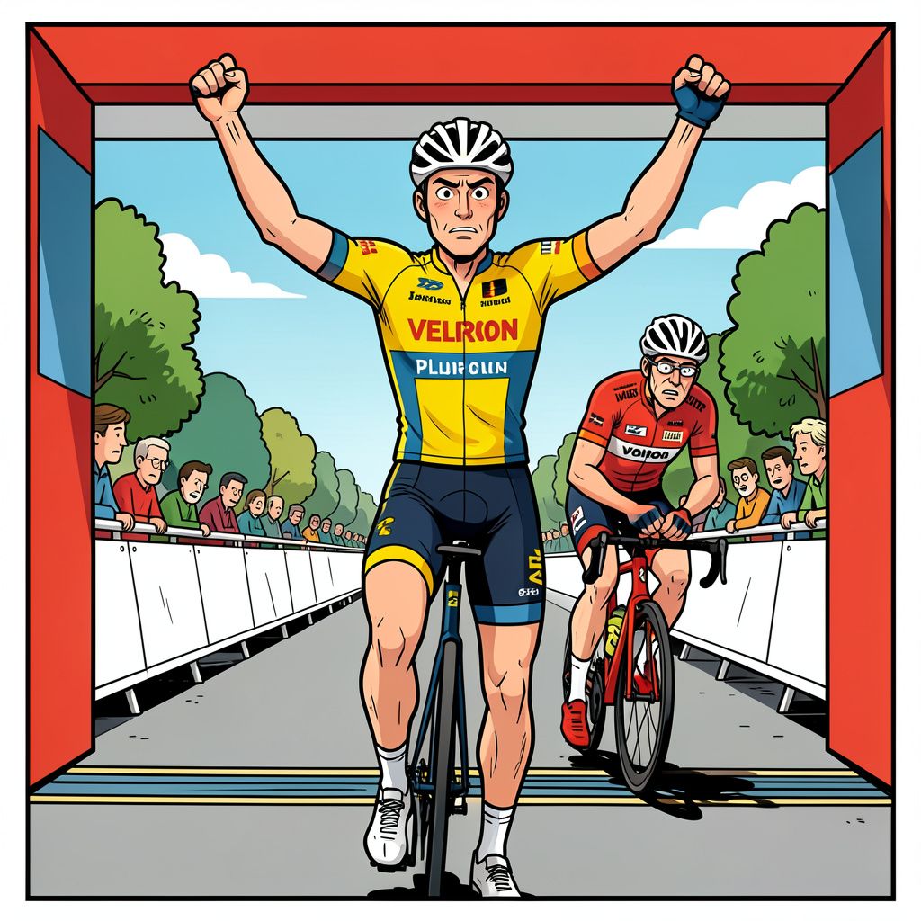 Wielrenner Jasper Philipsen wint na zeventien dagen ploeteren eindelijk zijn eerste Tour-etappe in Voiron.
