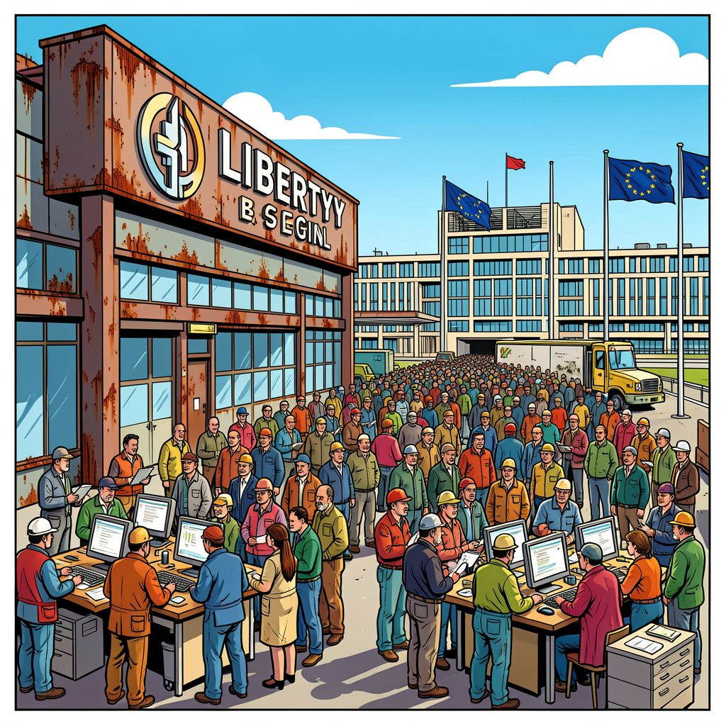 Europa keurt 2 miljoen euro steun goed voor 507 Belgische staalarbeiders na faillissement