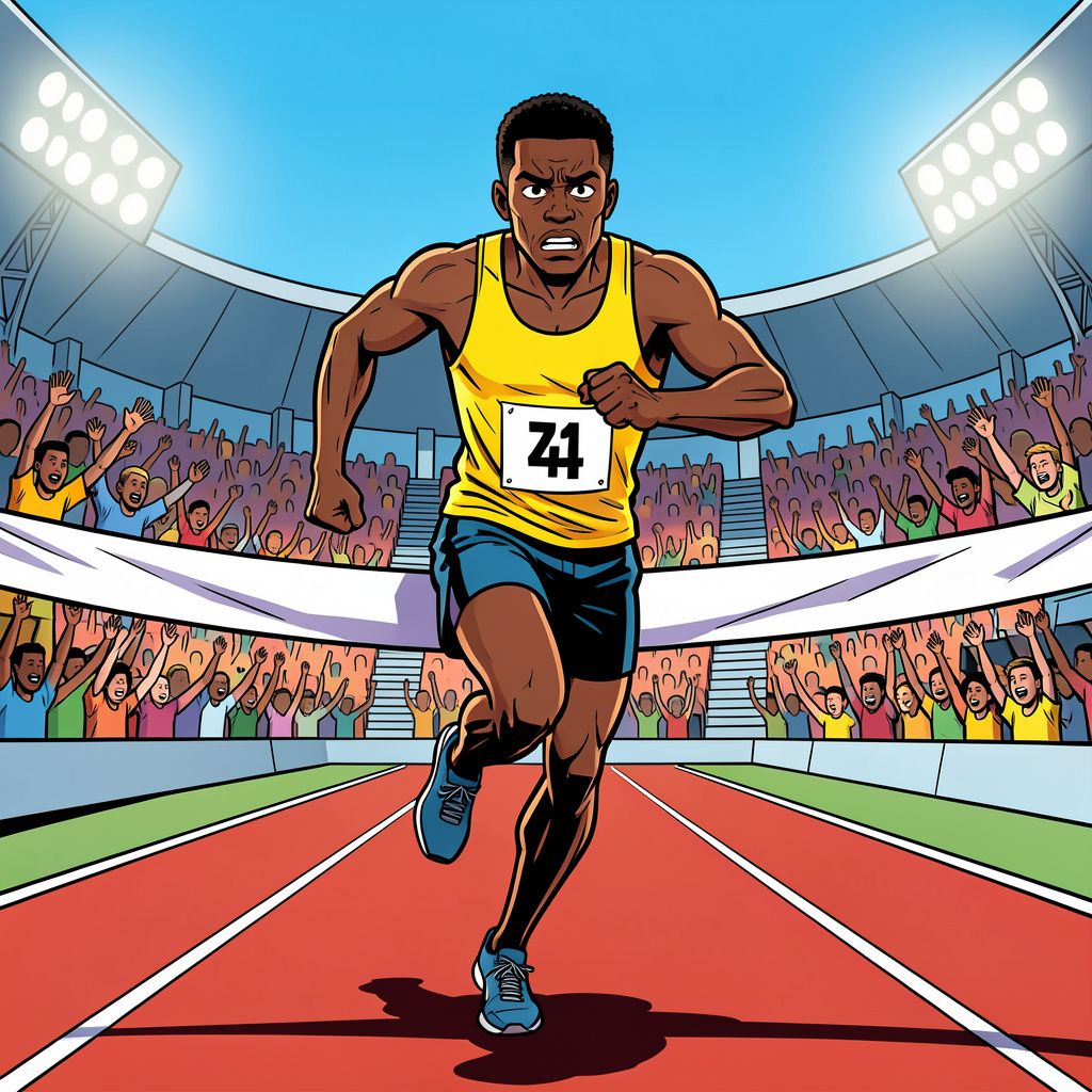 Elvis Afrifa grijpt net naast brons op de honderd meter tijdens EK atletiek.