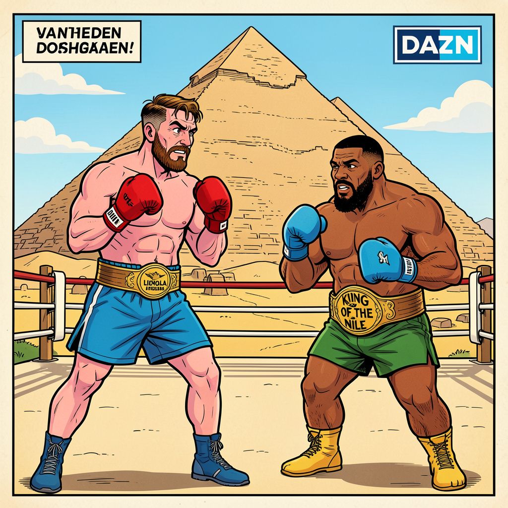 Rico Verhoeven bokst zaterdag tegen wereldkampioen Usyk tussen de piramides van Gizeh.
