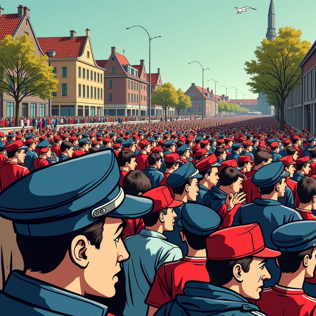 Honderden Engelse fans zonder kaartjes zorgen voor veiligheidsalarm in Utrecht