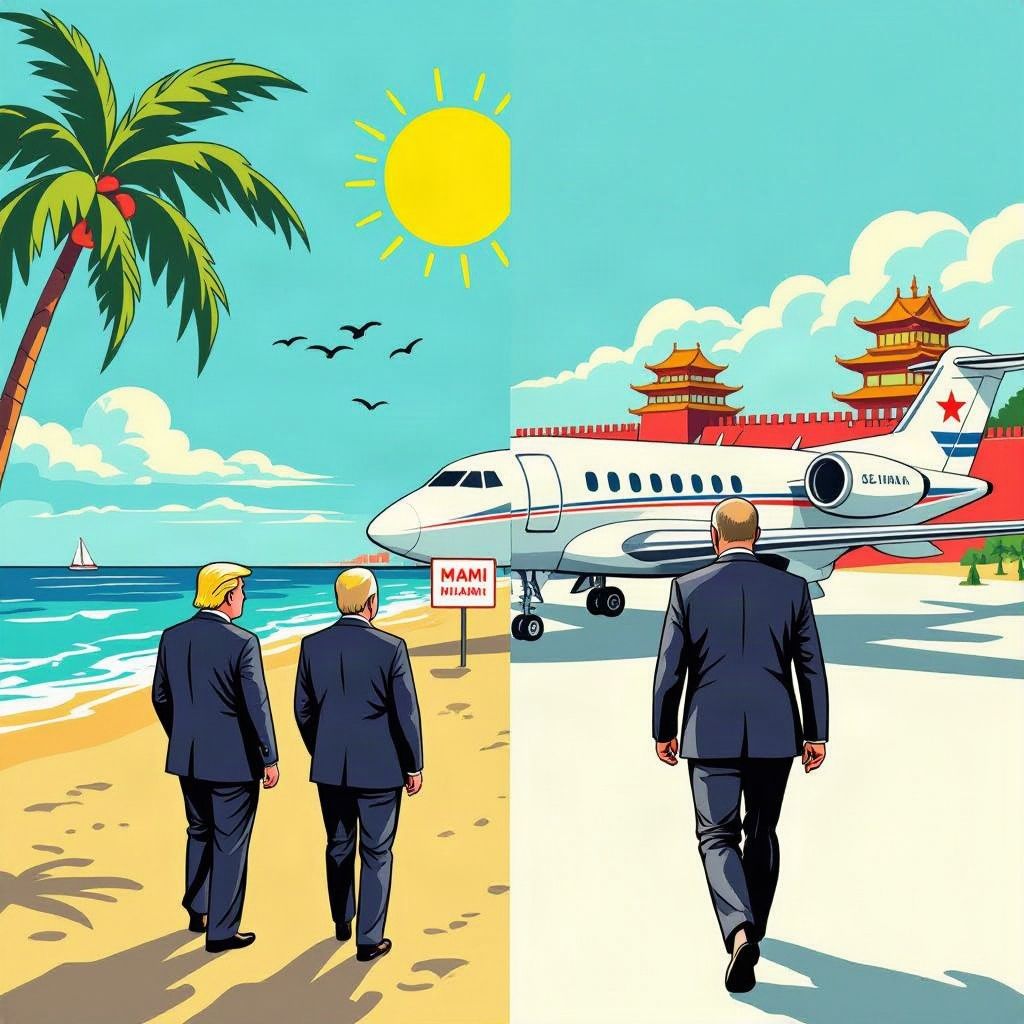 De Verenigde Staten nodigen Poetin uit in Miami, maar hij kiest waarschijnlijk voor een reisje naar China.