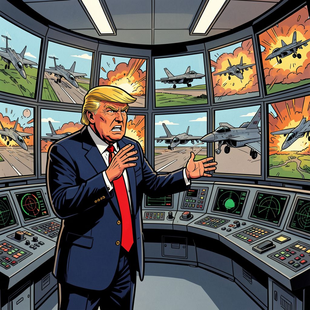 President Trump verklaart de wapenstilstand met Iran definitief voorbij na een nacht vol wederzijdse luchtaanvallen.