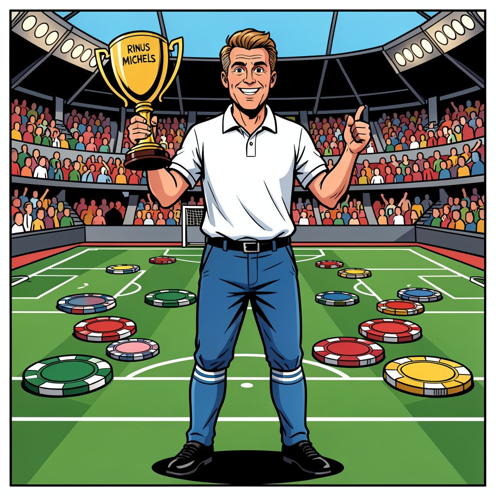 Dick Schreuder wint de Rinus Michels Award met zijn spectaculaire casinovoetbal.