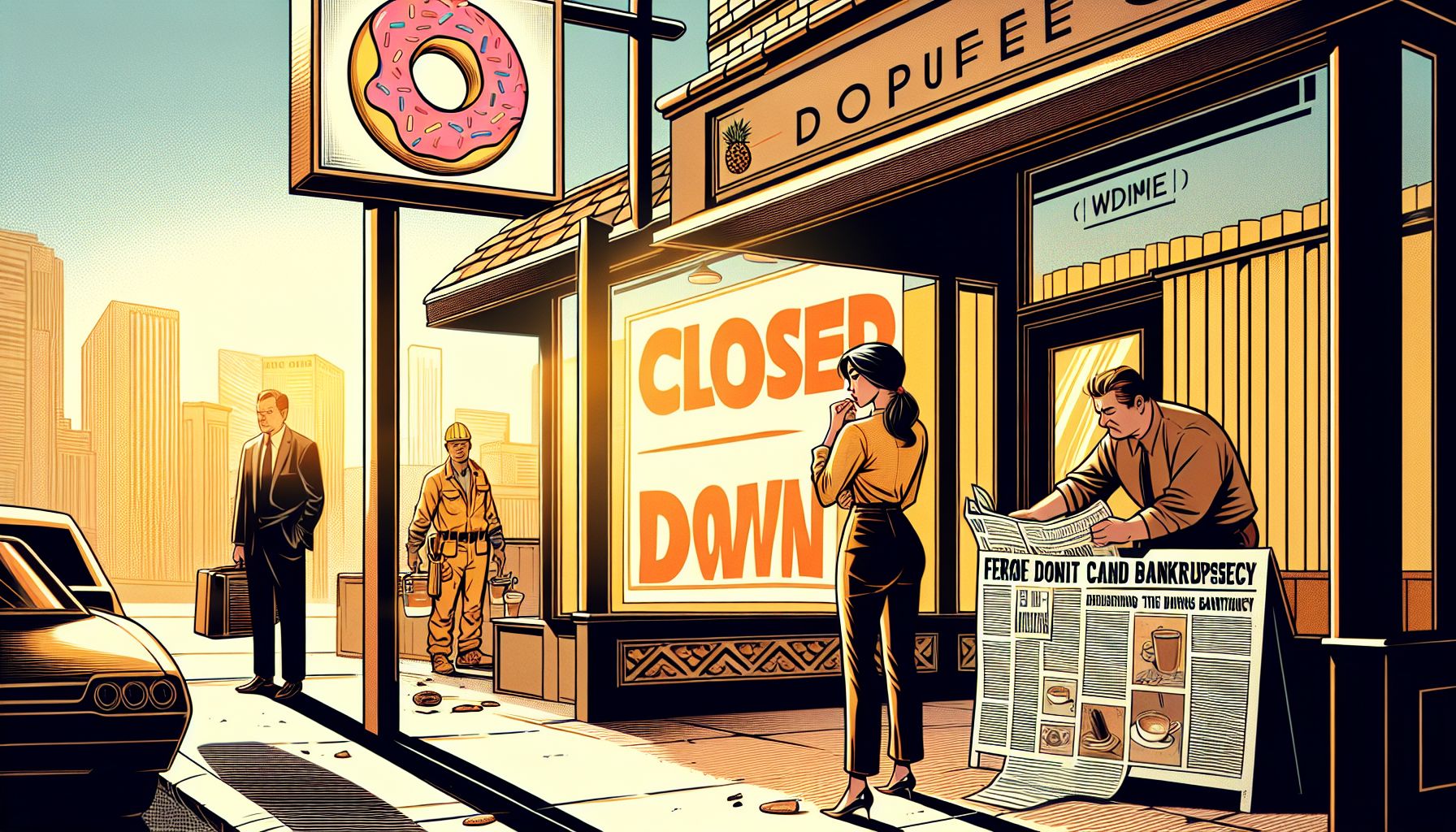 Donutdroom verpulverd: Dunkin' Nederland sluit deuren