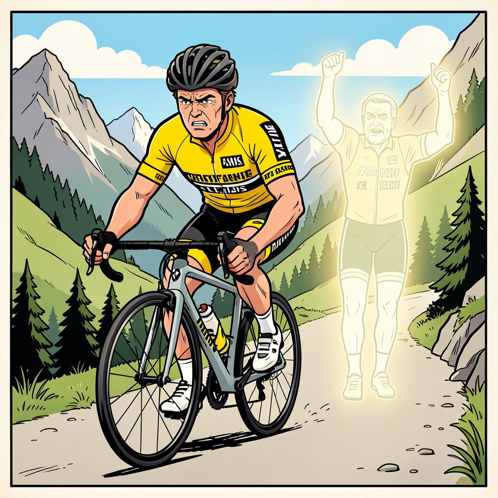 Tourdebutant Arvid de Kleijn overwint helse spierpijn met zijn overleden vader in gedachten.