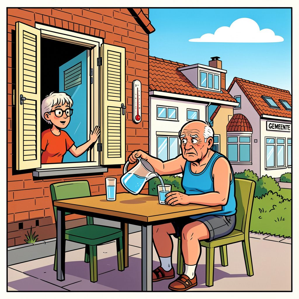 hitteplan treedt morgen in werking: waarom je opa nu extra water nodig heeft