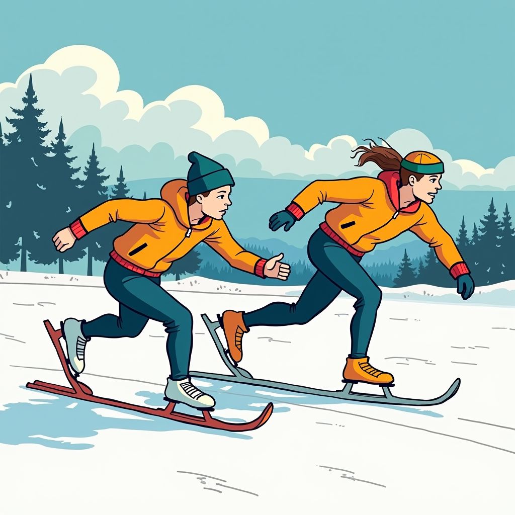 Een grap liep uit de hand en nu schaatst de boo tegen wereldkampioene beune op 3000 meter