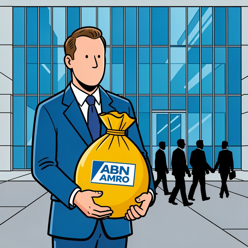 ABN AMRO boekt bijna een derde meer winst door een stormloop op hypotheken.