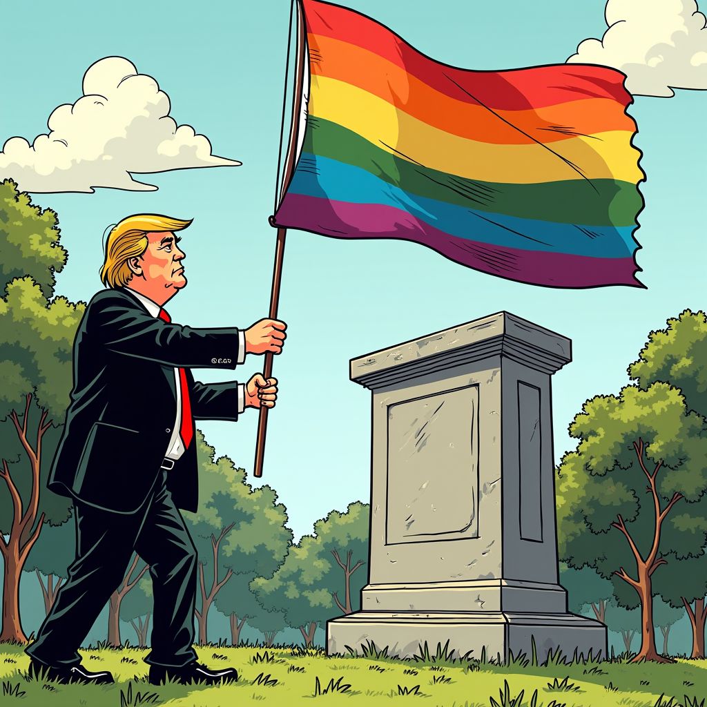 Trump-regering haalt pride-vlag weg van Stonewall-monument waar de lhbti-strijd begon
