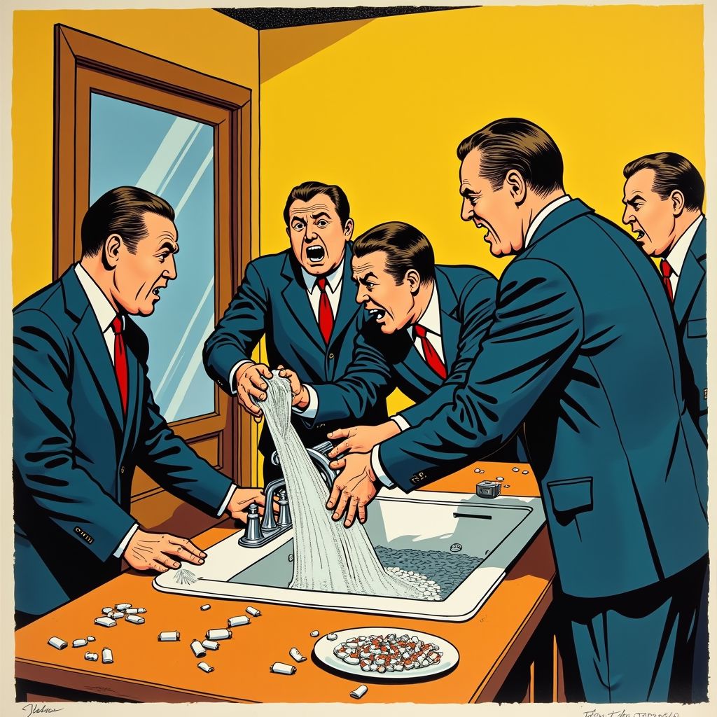 Politie betrapt vijf Rotterdammers die haastig drugs probeerden weg te spoelen tijdens inval