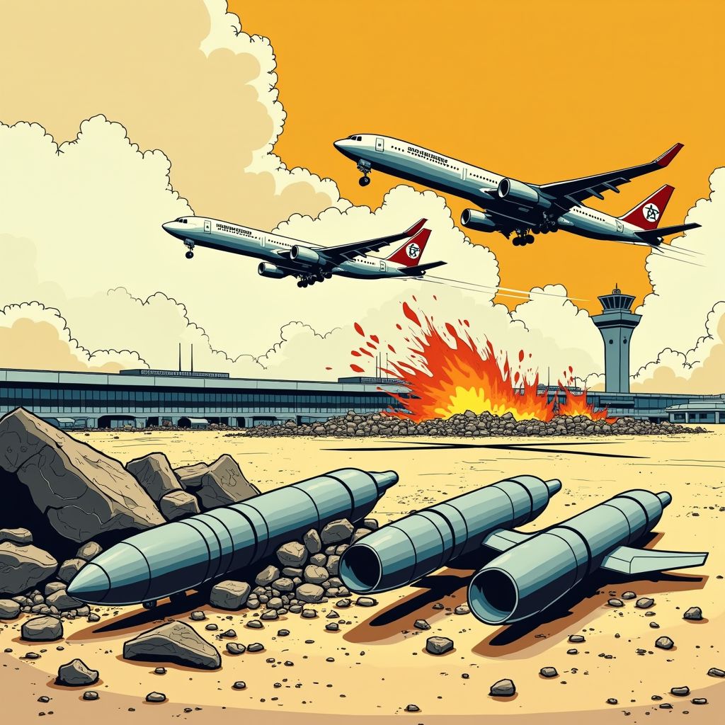 Iraanse raketten raken drie privévliegtuigen op Ben Gurion luchthaven