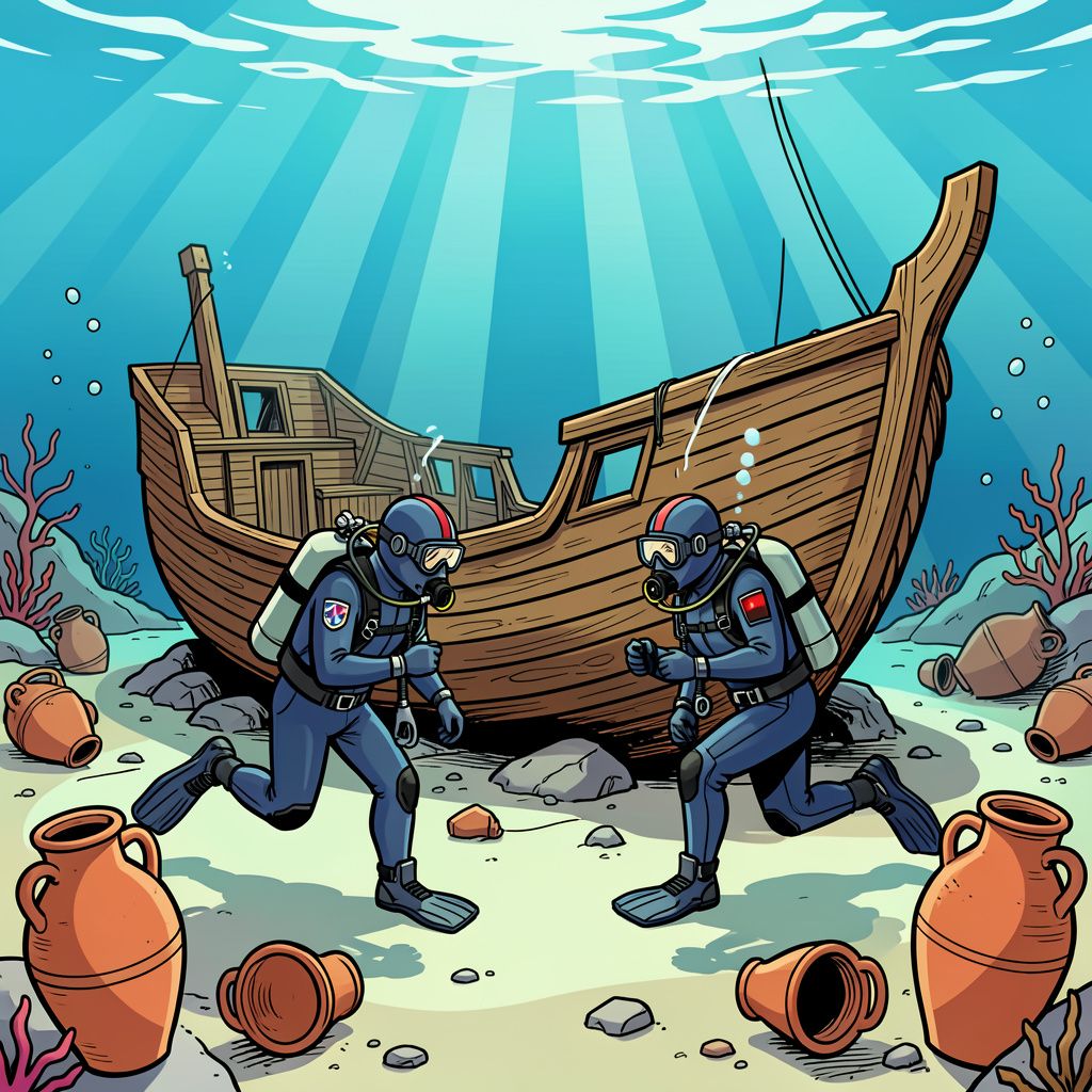 Duikers ontdekken het oudste scheepswrak ter wereld voor de Turkse kust.