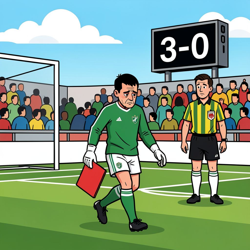NEC droomt niet langer van de Champions League na een vroege rode kaart in Noorwegen.
