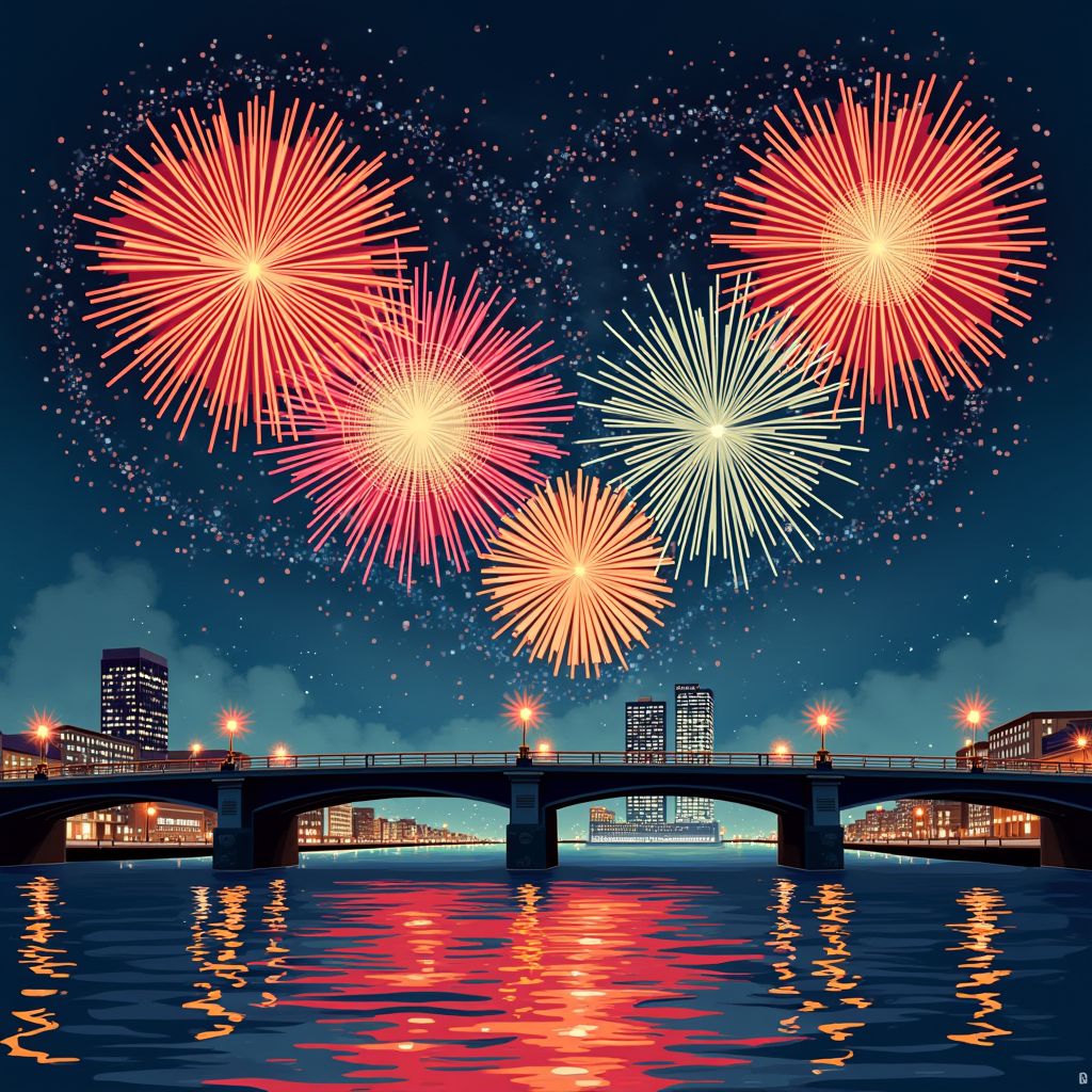 Vuurwerk uit vier landen explodeert vanavond boven Rotterdam