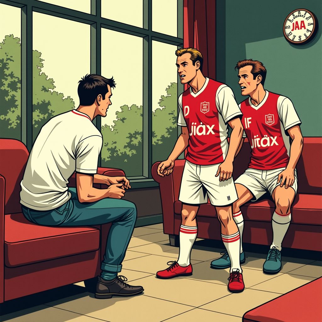 Ajax-middenvelder Youri Regeer verdedigt zijn uitbarsting tegen boze supporter in businesslounge