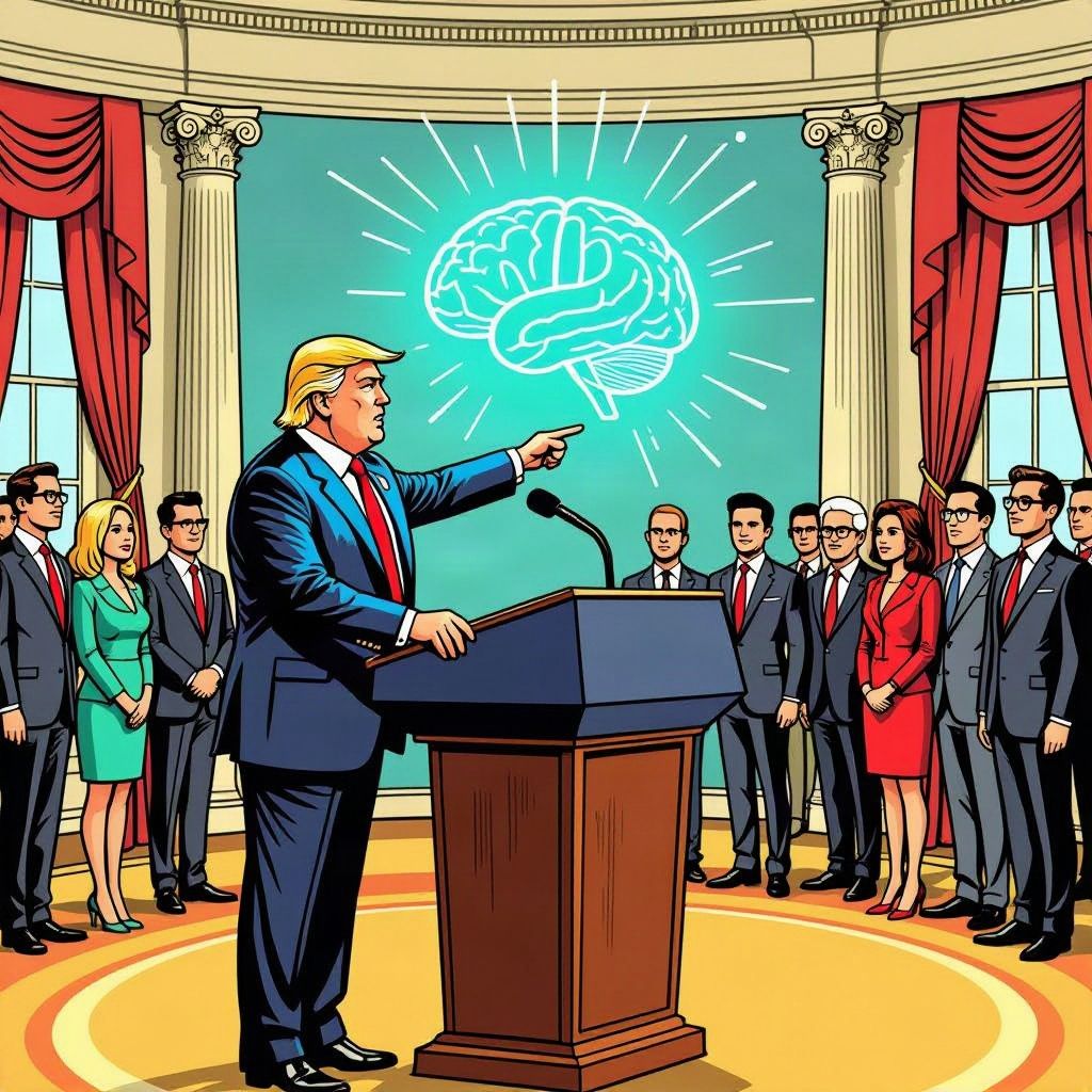 Trump kiest voor zelfregulering en hernoemt AI officieel naar superintelligentie tijdens top in het Witte Huis