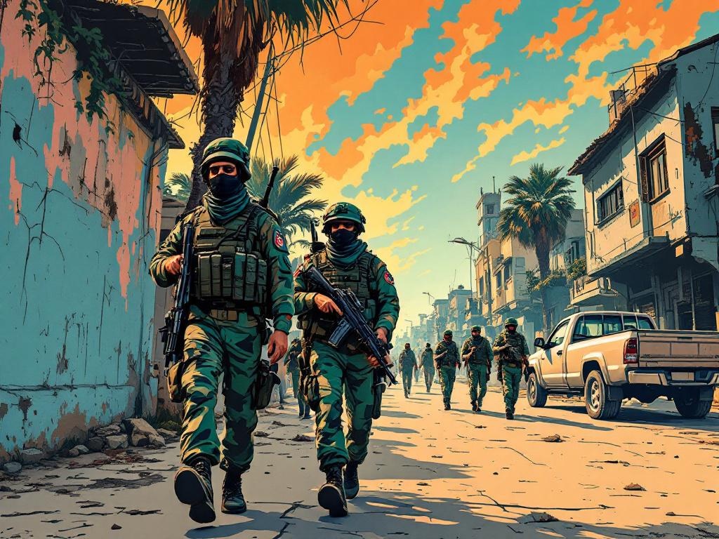 Hamas verbreekt stilstand en toont wapens op straat terwijl vijf Palestijnen sterven bij grensincident
