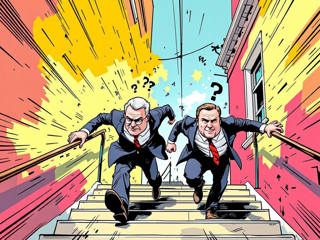 PVV-politici rennen weg voor journalisten na AI-schandaal met Timmermans